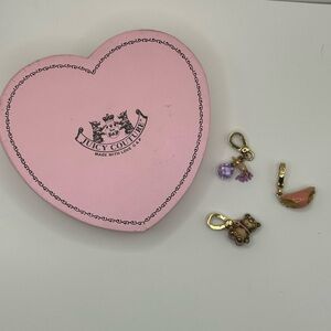Vintage Juicy Couture Charm Set with box
